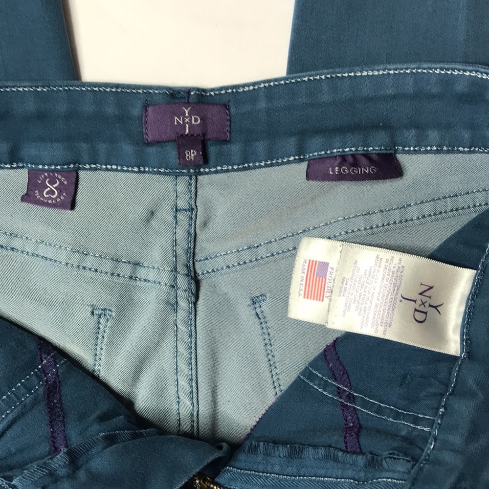 NYDJ Blue Denim Slacks - Picture 6 of 7